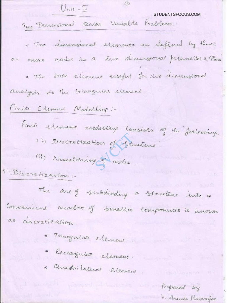 2d scalar variable problems pdf