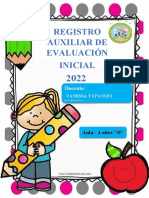 Registro auxiliar de evaluación inicial 2022