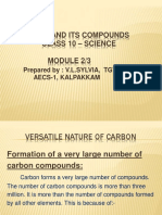 Carbon and Its Compounds