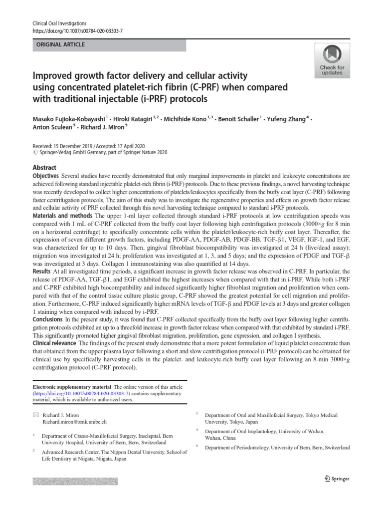 Improved Growth Factor Delivery and Cellular Activity Using