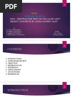 Non - Destructive Test On Cellular Light Weight-2