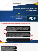 4 Ilmu Pengetahuan, Teknologi, Dan Seni Dalam Islam