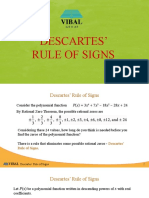Descartes' Rule of Signs