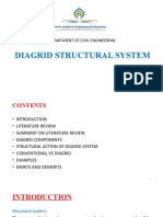 Civil Engineering Diagrid Structural System Overview