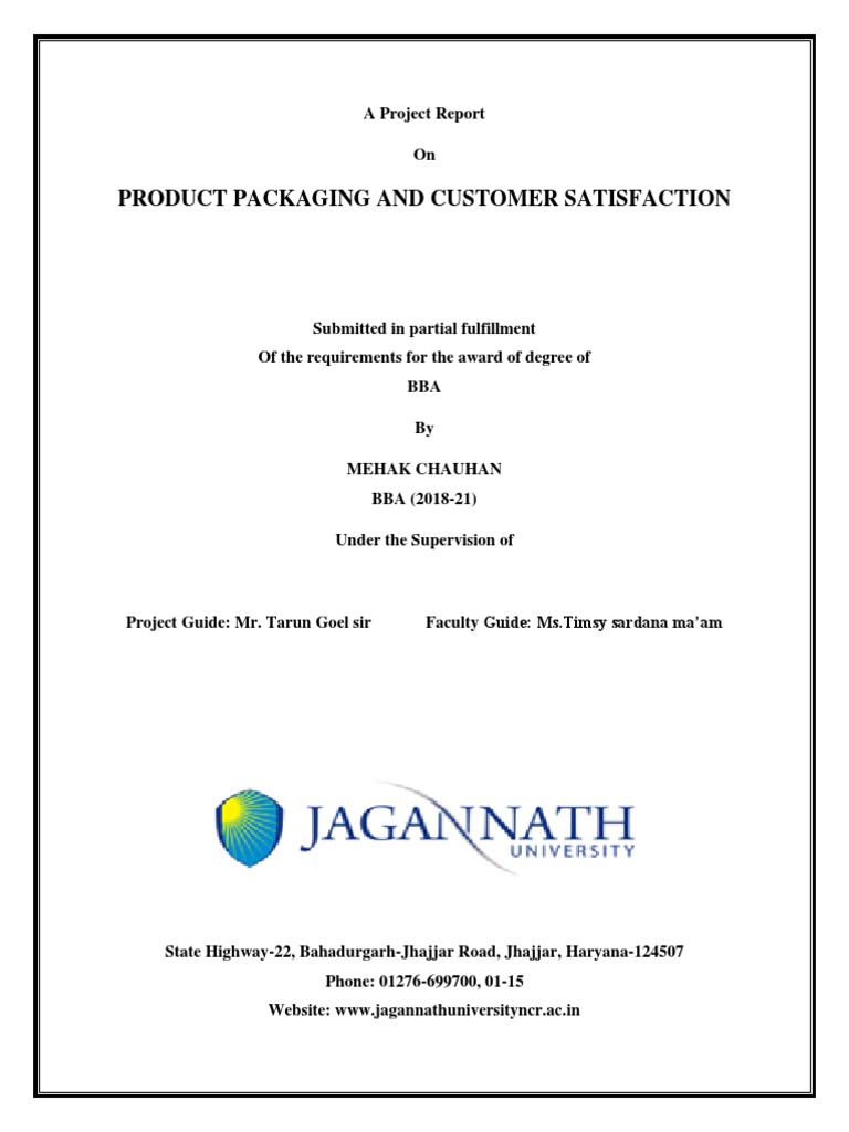 Product Packaging & Customer Insights | PDF | Packaging And Labeling ...