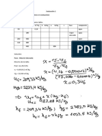 Ejercicios de evaluación de fases y propiedades termodinámicas