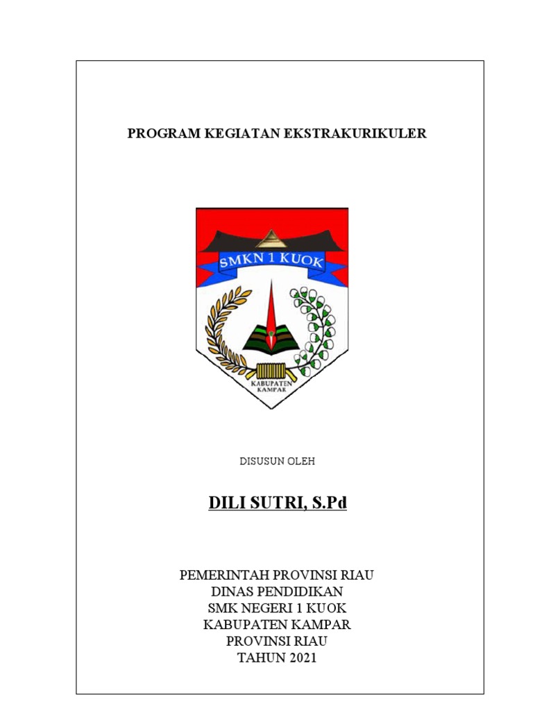 Program Ekstrakurikuler SMK Negeri 1 Kuok | PDF