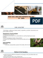 Soil Analysis Report