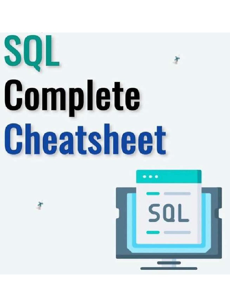 SQL Cheatsheet | PDF