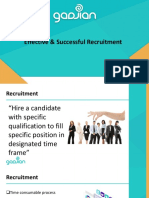 Effective & Successful Recruitment