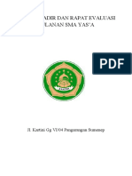 COVER DAFTAR HADIR DAN RAPAT EVALUASI BULANAN SMA YAS