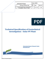 Technical Specification - Geotechnical Study - PV Plant - Rev-02