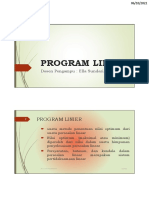 3. Program Linier