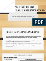 Analisis Rasio Imbal Hasil Investasi-Mahasiswa
