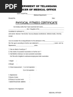 Distance Certificate Format for Students | PDF