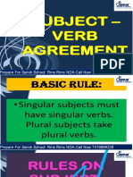 Edited - Subject Verb Agreement