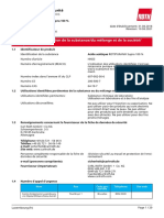 MSDS Acide Acétique