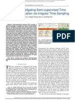Itimes Investigating Semi-Supervised Time Series Classification Via Irregular Time Sampling