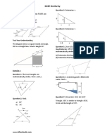 GCSE SimilarityWorksheet