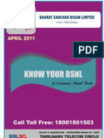 Know Your BSNL[Mobile]-A Customer Handbook