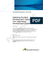 Download Selecting the Best Development Technology for Your Application Development Scenario AX2012 by Yaya Karya SN61670682 doc pdf