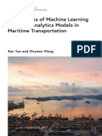 Applications of Machine Learning and Data Analytics Models in Maritime Transportation