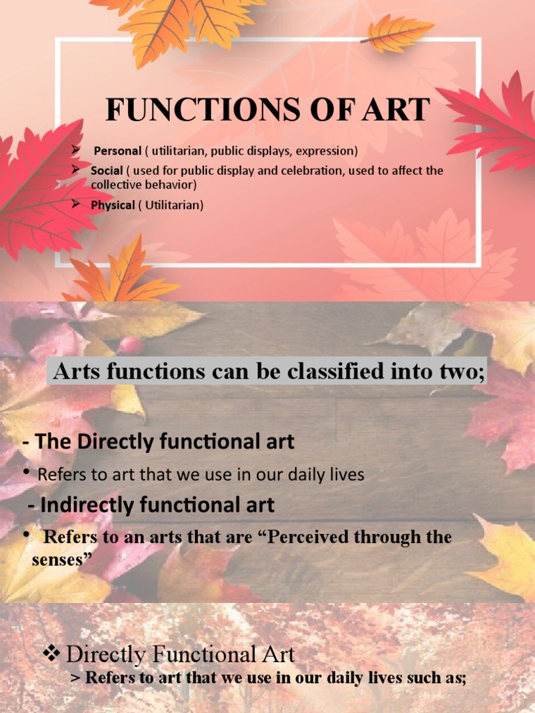 Functions of Art PDF
