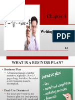 Chapter 4 Writing A Business Plan