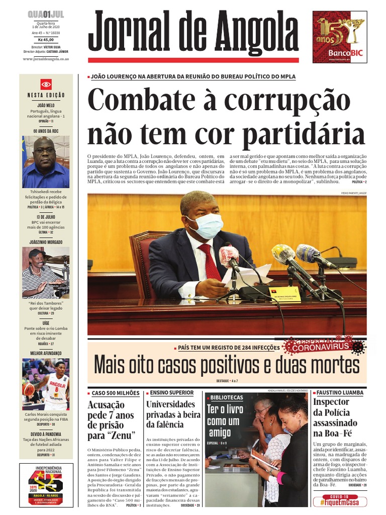 Petro de Luanda de Alexandre Santos vence e reassume liderança do Girabola  - Angola - Jornal Record