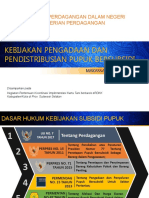 Paparan Kebijakan Pendistribusian Pupuk Di Prov. Sulsel (PK - Lasimin)