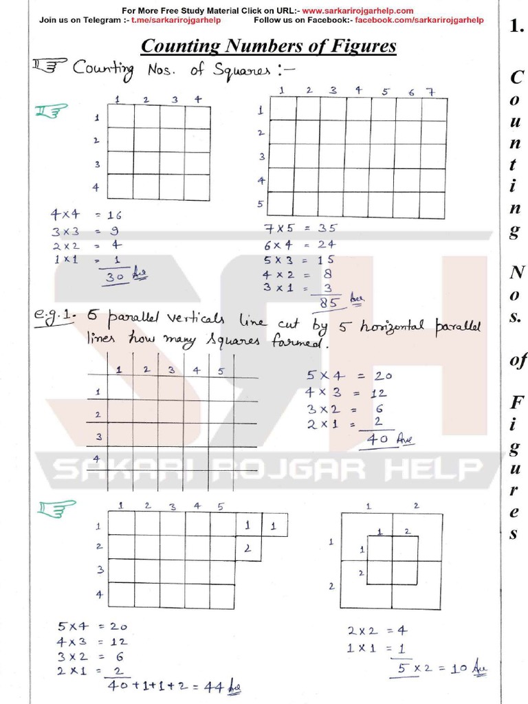 Counting No Of Figure Pdf