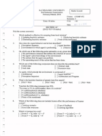 Kathmandu University End Semester Examination Marks and Performance