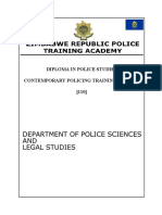 DPS 110 Contemporary Policing