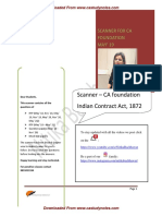 CA Foundation Scanner for Indian Contract Act