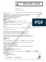Série Corrigée de Contrôle N°1 - Math dérivabilité - Bac Technique (2012-2013) Mr jannet