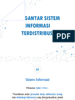 SISTEM INFORMASI TERDISTRIBUSI