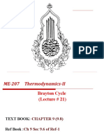 Lec 21 Brayton Cycle