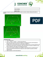 6 V 3 Into 6 V 3 Possession With Transition To Defend