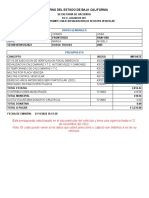 Presupuesto Canje (Revalidacion) - Registro Vehicular