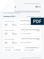 Relatório de consultas ao CPF com 7 buscas em 24 meses