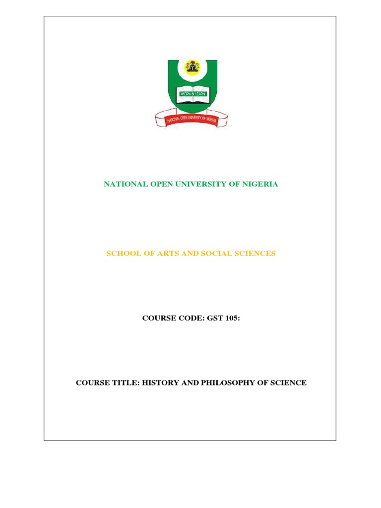 History Of Science Course