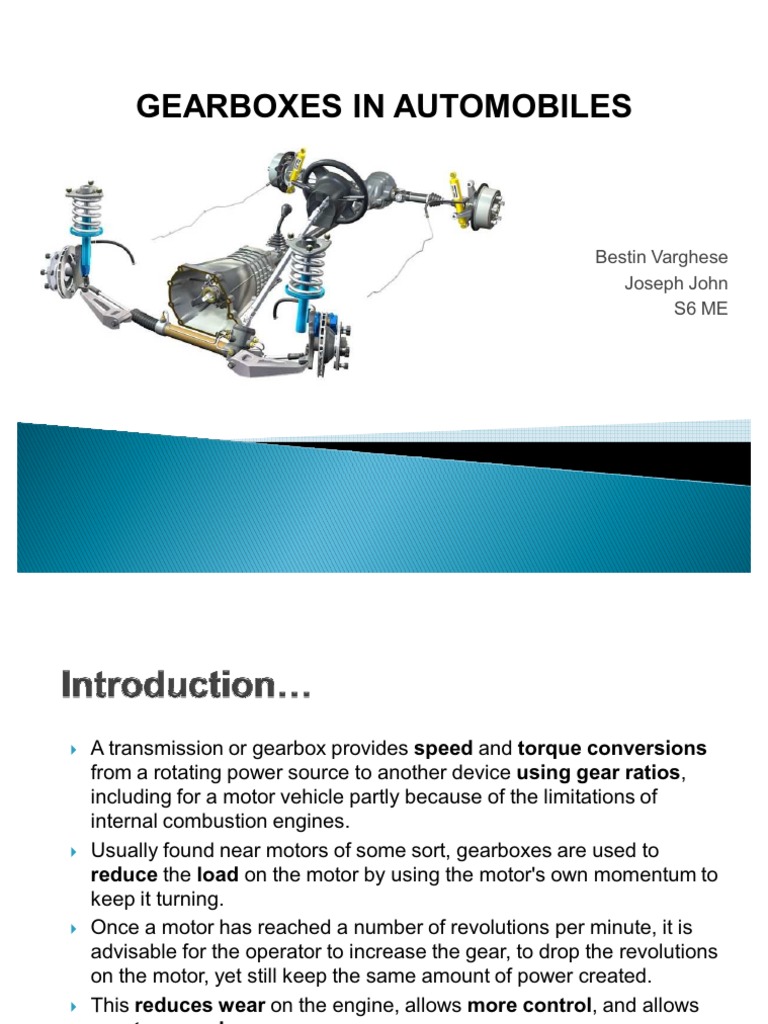 Transmission System PDF Manual Transmission Transmission (Mechanics)