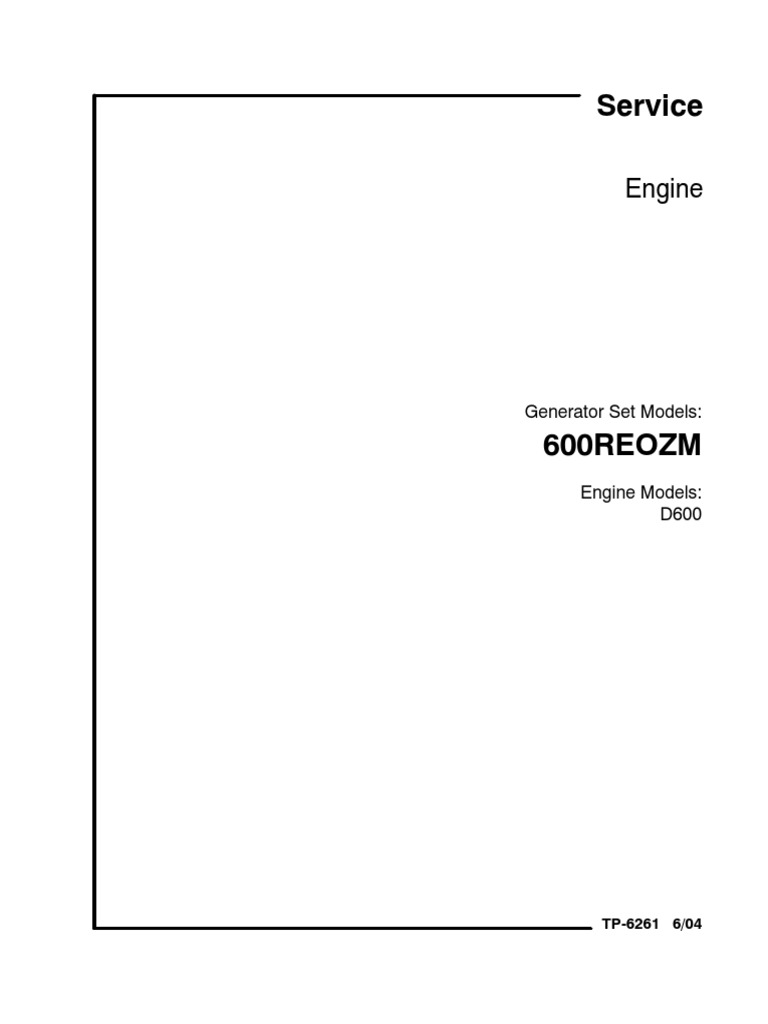 Engine Overhaul and Specifications Guide | PDF | Internal Combustion ...