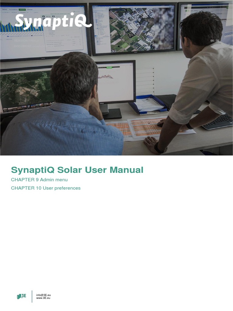 SynaptiQ User Manual - Chapter 9 Admin Menu | PDF | User (Computing ...
