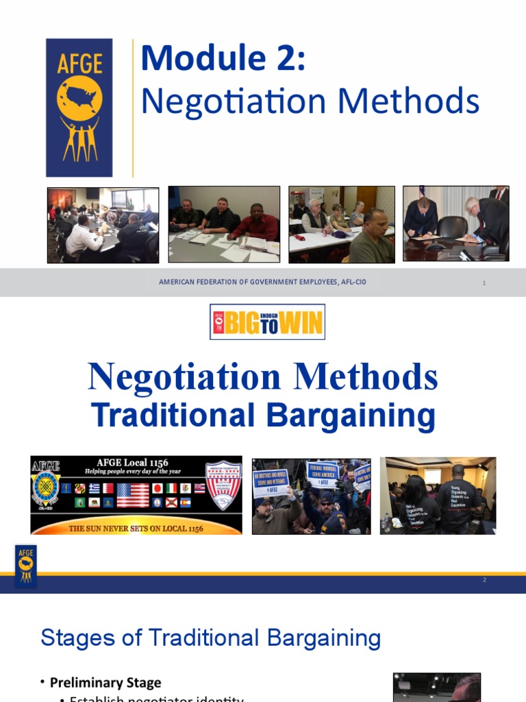 Traditional Bargaining Techniques Explained | PDF