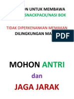 Dimohon Untuk Membawa Pulang Snackpack