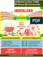 Wonderland Christmas Bazaar Forms - 2021
