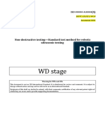 Draft Non-Destructive Testing Standard Test Method For Robotic Ultrasonic Testing