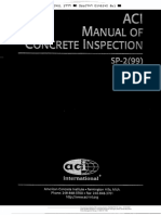 ACI SP-2 (1999) ACI Manual Concrete Inspection