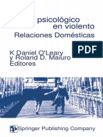 Psychological Abuse in Violent Domestic Relations (K. Daniel OLeary, Roland D. Maiuro) (Z-Lib - Org) (ESPAÑOL)